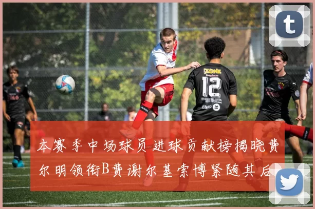 本赛季中场球员进球贡献榜揭晓费尔明领衔B费谢尔基索博紧随其后