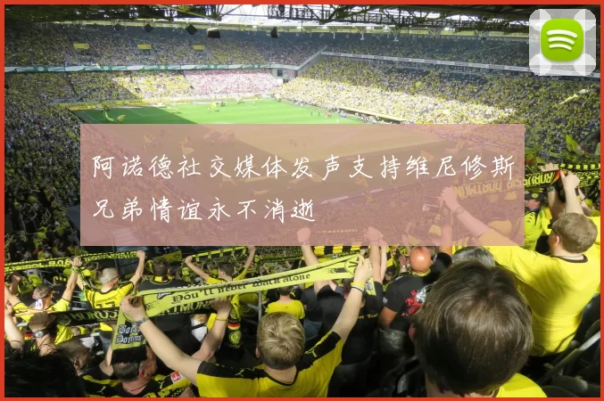 阿诺德社交媒体发声支持维尼修斯兄弟情谊永不消逝